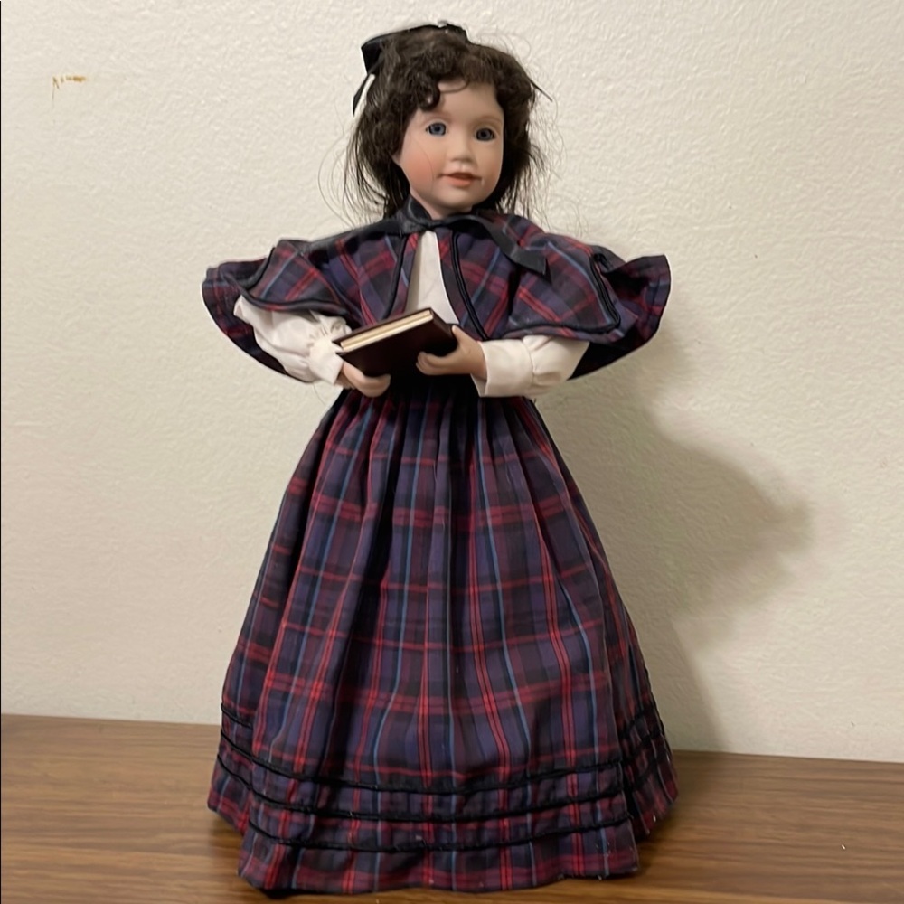 Collectible, Ashton Drake, Little Women, porcelain Jo doll